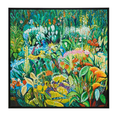 Le Fluers 100x100cm Oil On Canvas Painting - Canvas Paintings, Oils, Prints, Wall Art - Eleganté