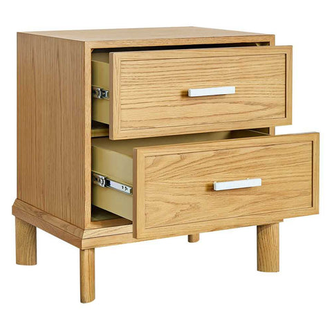 Jill 60x65cm Bedside Table - Oak