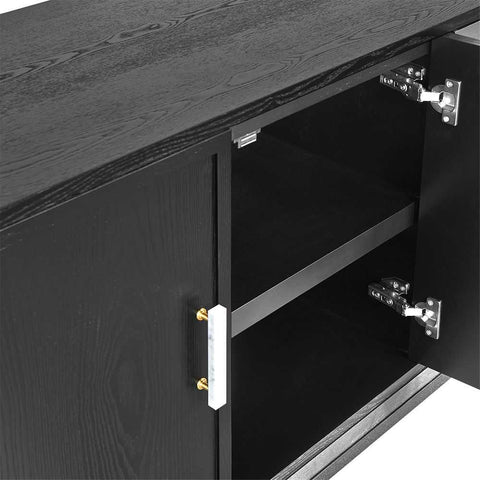 Jill 180cm Buffet - Black