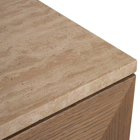Benedict 170cm Walnut Buffet - Travertine