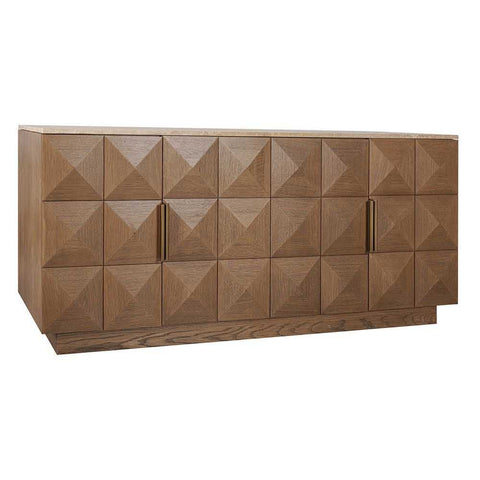 Benedict 170cm Walnut Buffet - Travertine