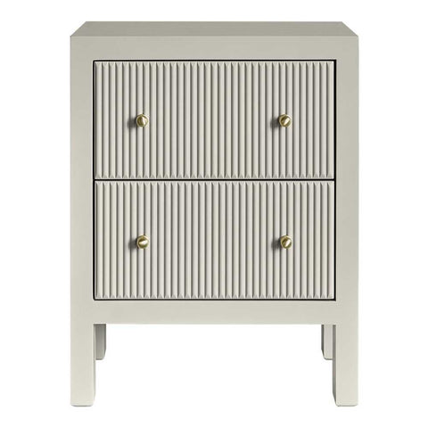 Ariana 50x65cm Bedside Table - Grey