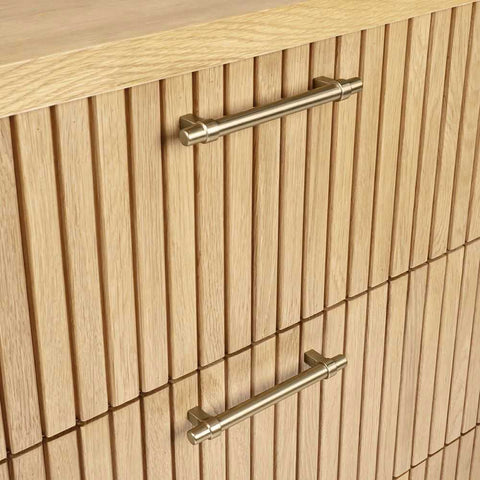 Sophia 96cm Oak 3 Drawer Chest - Natural