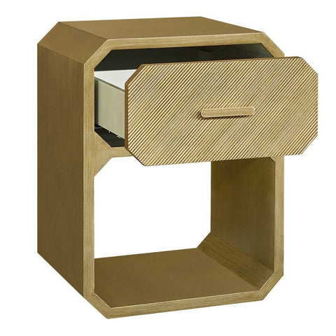 Anderson 50x65cm Bedside Table - Antique Gold