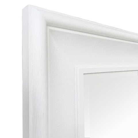 Bateman 125x201cm Floor Mirror - White