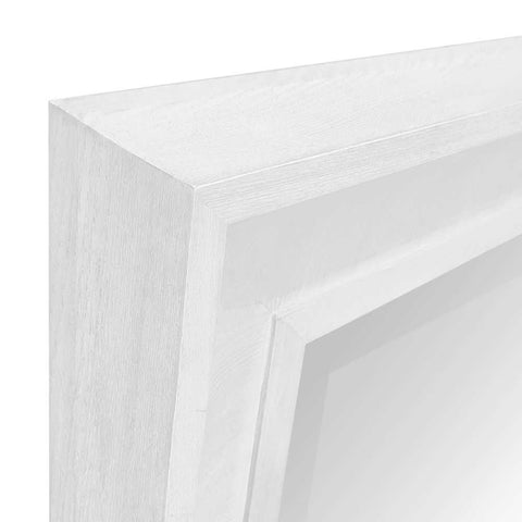 Bateman 116.5x116.5cm Wall Mirror - White