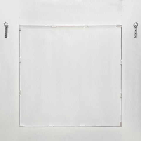 Bateman 116.5x116.5cm Wall Mirror - White