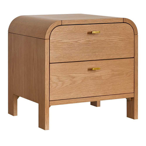 Chisholm 60x60cm Bedside Table - Natural Oak
