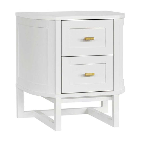 Theodore 55x60cm Bedside Table - White