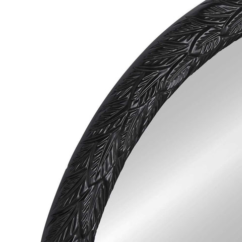 Icarus 91x91cm Wall Mirror - Black