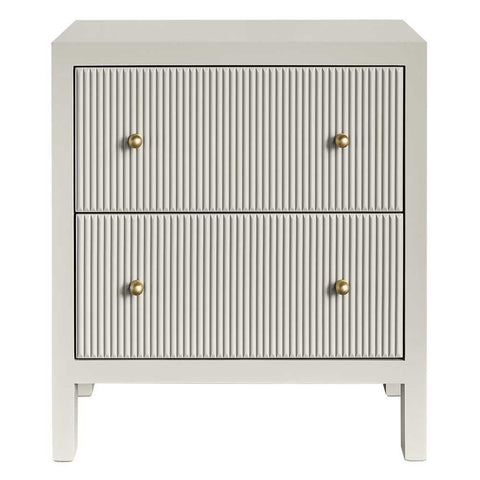 Ariana 67x76cm Bedside Table - Grey