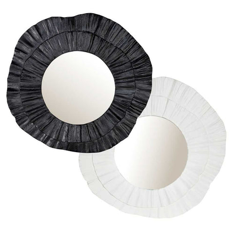 Corfu 108x102cm Wall Mirror - White