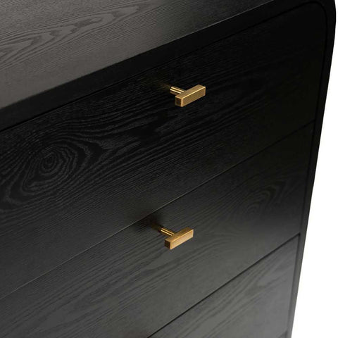Chisholm 160cm 6 Drawer Chest - Black