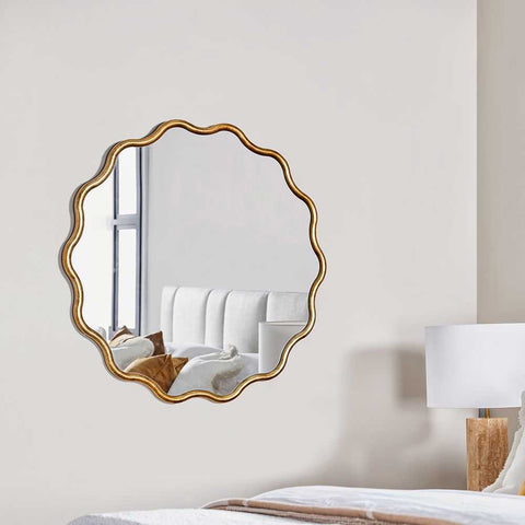 Emilie 100x100cm Round Wall Mirror