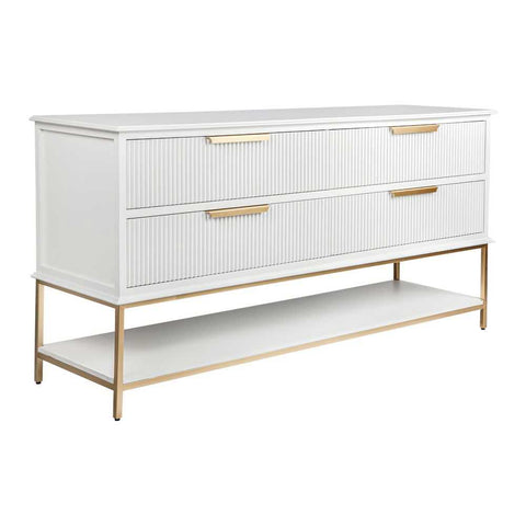 Aimee 170cm 4 Drawer Chest - White