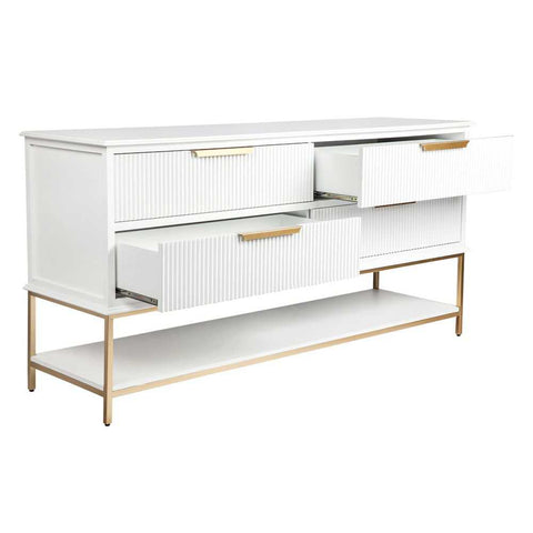 Aimee 170cm 4 Drawer Chest - White