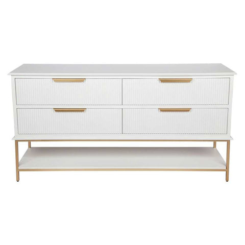 Aimee 170cm 4 Drawer Chest - White