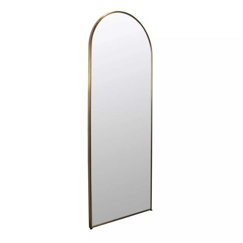 Archibald 100x219cm Floor Mirror - Gold Leaf