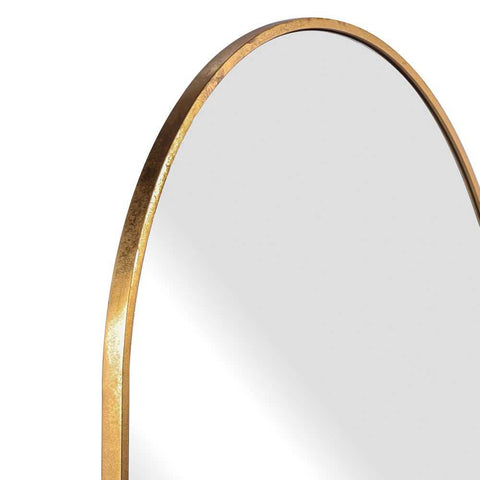 Archibald 100x219cm Floor Mirror - Gold Leaf