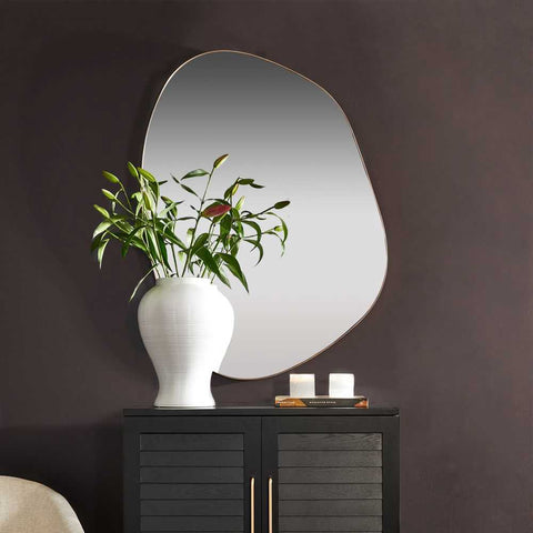 Pollock 86x120cm Wall Mirror - Antique Gold