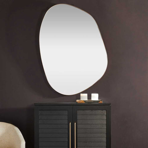Pollock 107.5x150cm Wall Mirror - Antique Gold