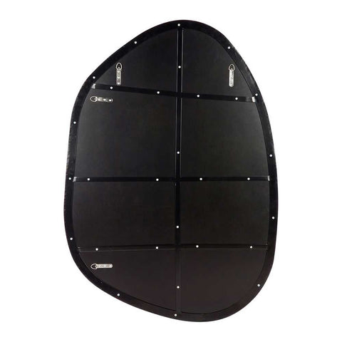 Pollock 86x120cm Wall Mirror - Black