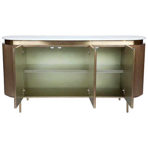Demarco 160cm Buffet - Antique Gold