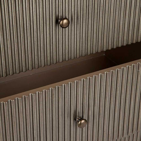 Arielle 96cm 3 Drawer Chest - Antique Gold