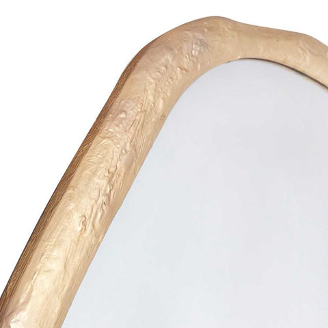 Tasman 118x100cm Wall Mirror - Gold Leaf