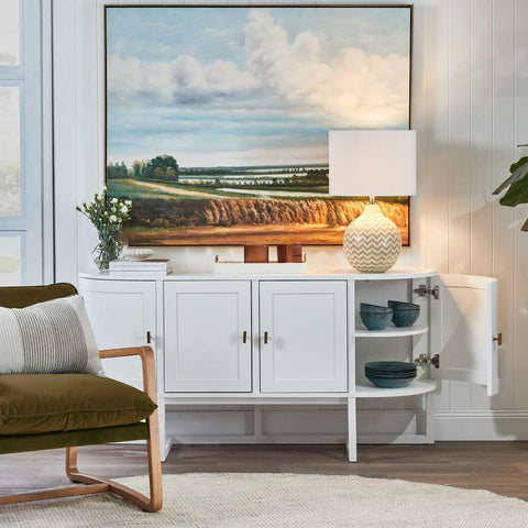 Theodore 160cm Buffet - White