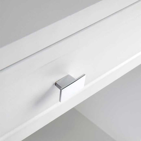 Logan 50x65cm Bedside Table - White