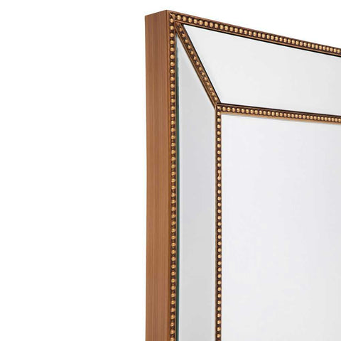 Zeta 90x120cm Wall Mirror - Antique Gold