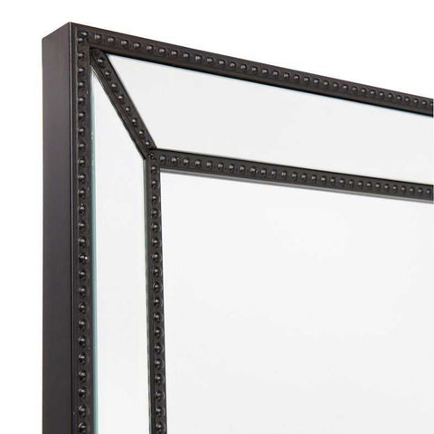 Zeta 61x92cm Wall Mirror - Black
