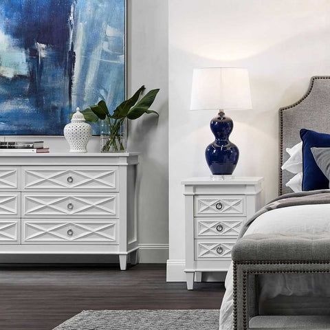 Plantation 46x66cm Bedside Table
