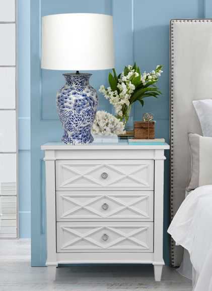 Plantation 71x83cm Bedside Table