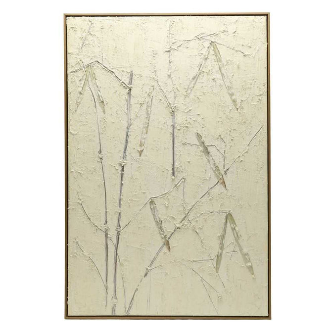 Bamboo Garden Series I Oil On Canvas Painting - OUTLET NSW