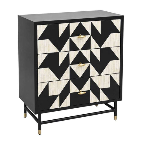 Huxton 80cm 3 Drawer Chest - Chests of Drawers - Eleganté