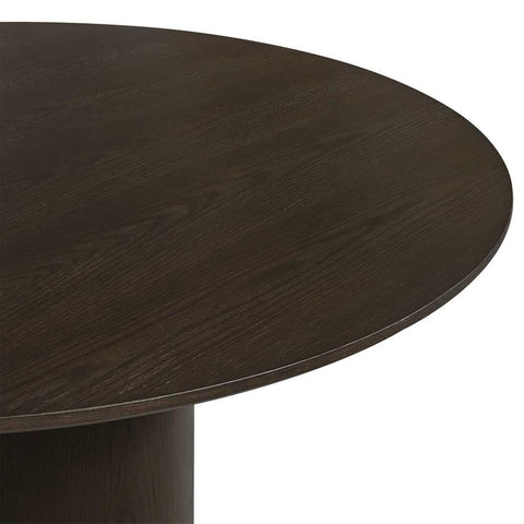 Eli Round Dining Table - 1.5m Smoked Oak - Dining Tables - Eleganté