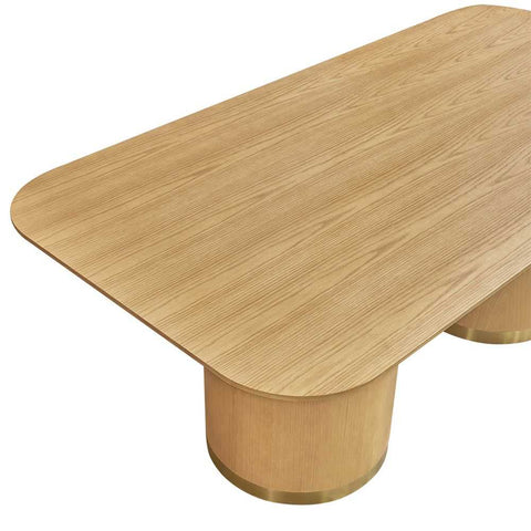 Eli Rectangular Dining Table - 2m Oak - Dining Tables - Eleganté