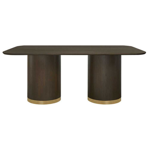 Eli Rectangular Dining Table - 2m Smoked Oak - Dining Tables - Eleganté