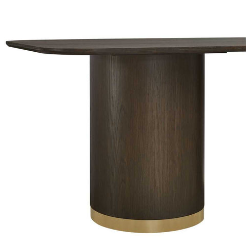 Eli Rectangular Dining Table - 2m Smoked Oak - Dining Tables - Eleganté