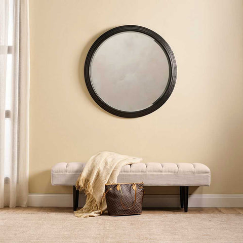 Central Park Bench Ottoman - Fawn Linen - Ottomans and Stools - Eleganté