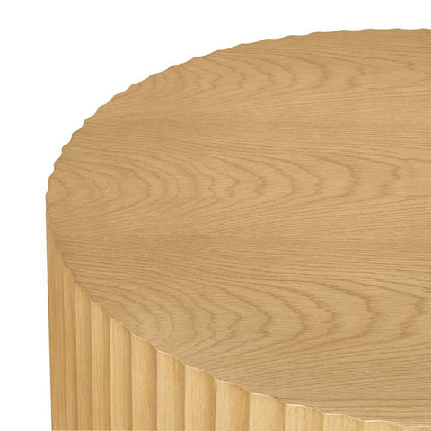 Avery Oval Coffee Table - Natural Oak - Coffee Tables - Eleganté