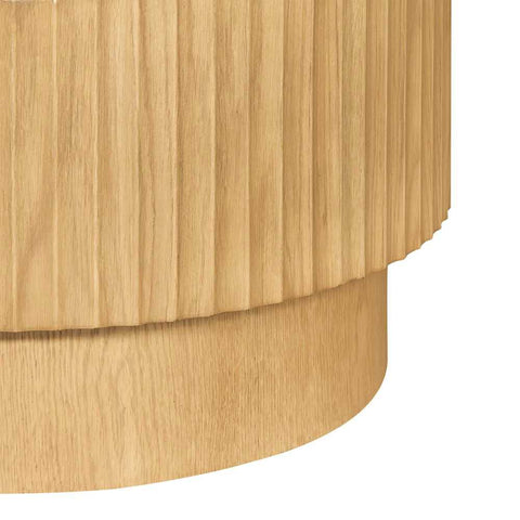 Avery Oval Coffee Table - Natural Oak - Coffee Tables - Eleganté