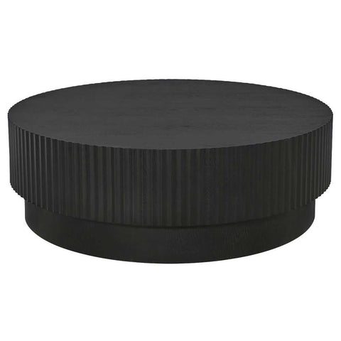 Avery Round Coffee Table - Black - Coffee Tables - Eleganté