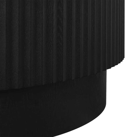 Avery Round Coffee Table - Black - Coffee Tables - Eleganté