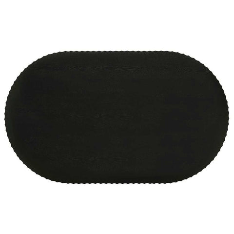 Avery Oval Coffee Table - Black - Coffee Tables - Eleganté