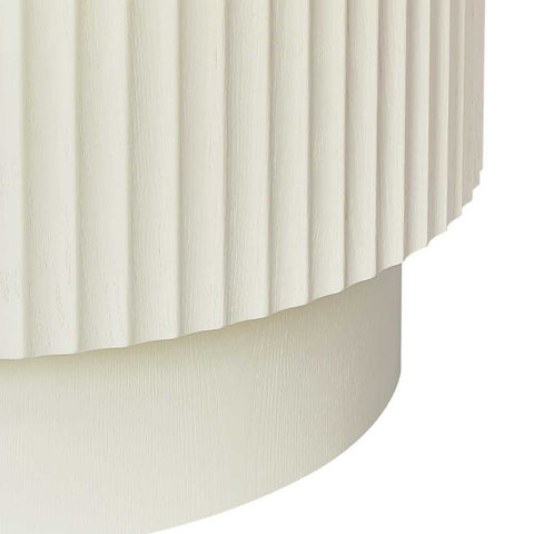 Avery Oval Coffee Table - Ivory - Coffee Tables - Eleganté
