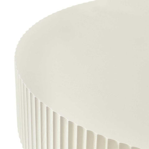 Avery Round Coffee Table - Ivory - Coffee Tables - Eleganté