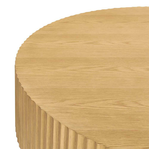 Avery Round Coffee Table - Natural Oak - Coffee Tables - Eleganté